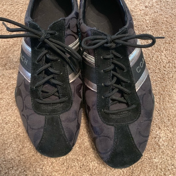 Coach Shoes - Black Coach Jayme Tennis Shoes Sneakers